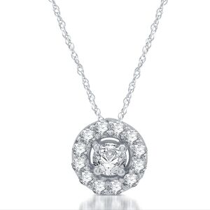 Elegant Silver Pendant Necklace